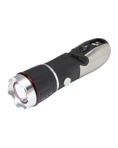 AMAYAH - Multifunktionstaschenlampe aus ABS-Kunststoff/Edelstahl/Silikon 