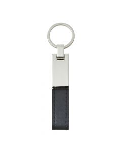 KEON - Schlüsselanhänger mit Stahlplatte und Kunsstofflasche 
