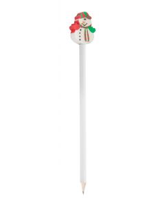 NAMSOS - Bleistift mit Weihnachtsfigur, Schneemann