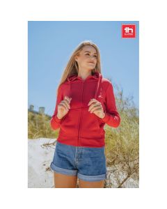 THC AMSTERDAM WOMEN - Damen Sweatshirt, mit Reißverschluss und Kapuze