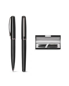 IMPERIO - Schreibset mit Tintenroller und Kugelschreiber aus Metall