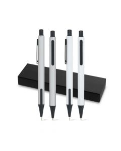 HUDSON - Schreibset mit Kugelschreiber und Minenbleistift aus Aluminium