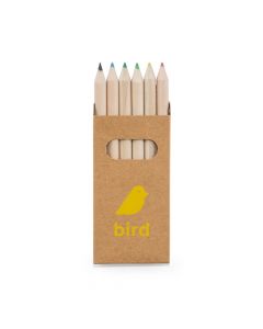 BIRD - Buntstift Schachtel mit 6 Buntstiften