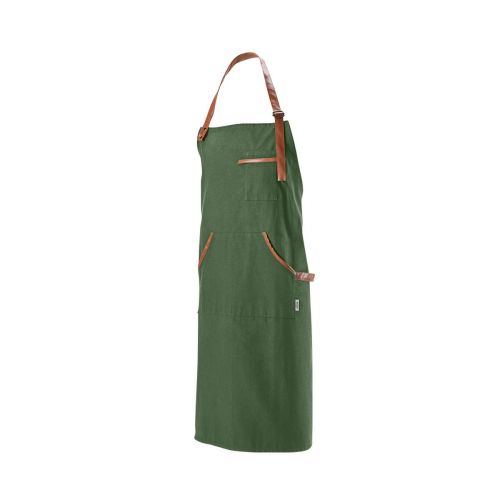 GOYA APRON - Goya Schürze aus recy.Baumwolle 300 gsm mit rPU-Details