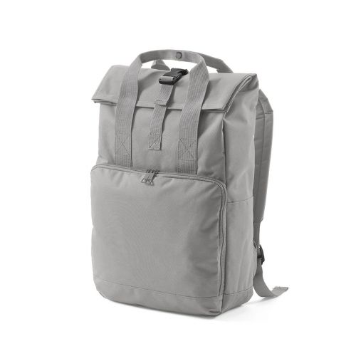 WARSAW BACKPACK - Warsaw 20L Rucksack aus rPET.Roll-Top- und Schnallenverschluss