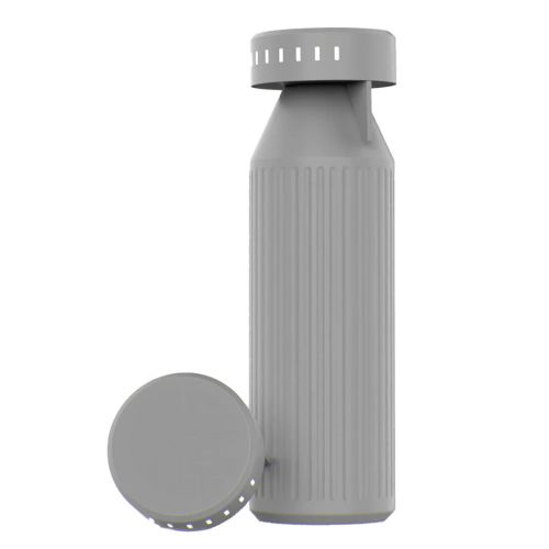 TIMEOS BOTTLE - Timeos Trinkflasche aus recy.Edelstahl, 690 ml. Mit LED-Erinnerung