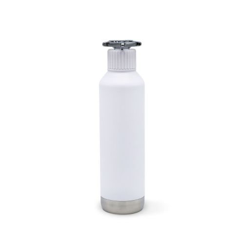 SPIGLO BOTTLE - Spiglo Trinkflasche aus recy.Edelstahl, 780 ml. Mit radförmigem Deckel
