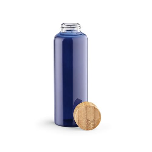 INDUS BOTTLE - Indus Trinkflasche aus Borosilikatglas mit Bambusdeckel, 510 ml