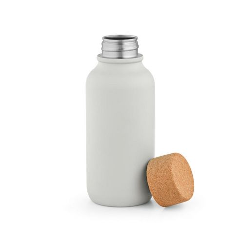 VOLGA BOTTLE - Volga Trinkflasche recy.Edelstahl.Korkdeckel, 530 ml. Auslaufsicher