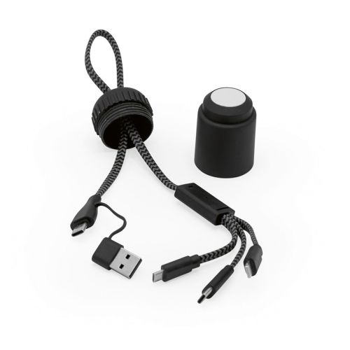VERSACORD CABLE - Versacord 5-in-1 Kabel rPET. rABS-Röhre zur Aufbewahrung der Kabel