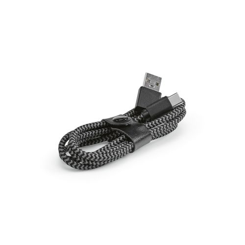 LEIBNIZ CABLE - Leibniz Kabel aus rPET. 1 m. USB-C auf USB-A. Schnellladefunktion