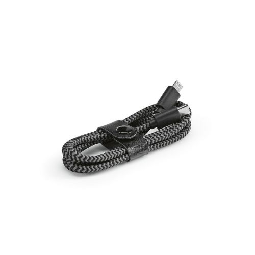 RAMANUJAN CABLE - Ramanujan Kabel aus rPET. 1 m. USB-C auf Lightning. Schnellladefunktion