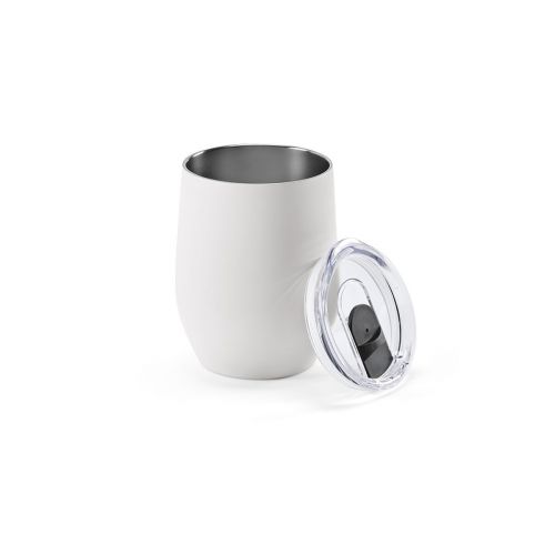 TIGRIS TRAVEL CUP - Tigris Reisebecher recy.Edelstahl, 320 ml. Doppelwandig mit Deckel