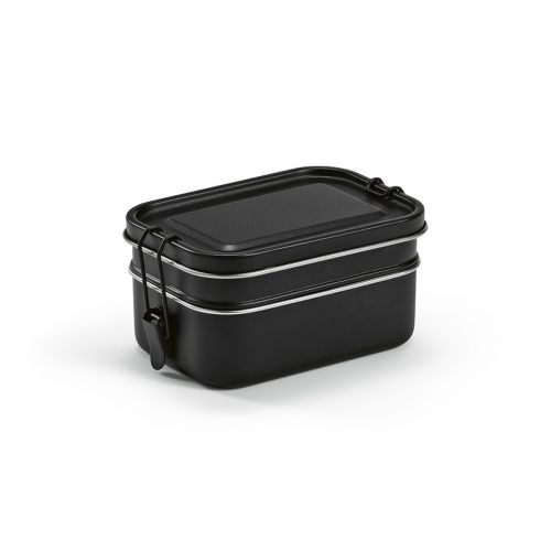 TINTORETTO LUNCHBOX - recy.Edelstahl, 1240 ml. Mit seitliche Verschlussklammern
