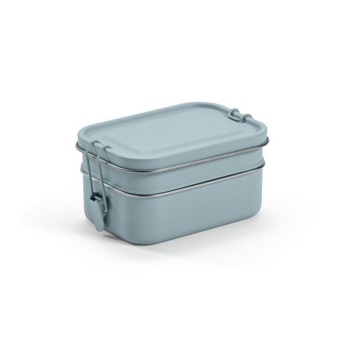 TINTORETTO LUNCHBOX - recy.Edelstahl, 1240 ml. Mit seitliche Verschlussklammern
