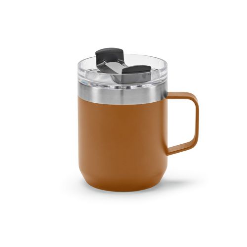 SHINANO MUG - Shinano Tasse recy.Edelstahl, 440 ml. Doppelwandig mit drehbarem Deckel