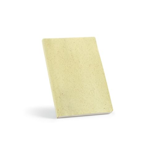 LEWIS NOTEBOOK - Lewis A5 Notizbuch.Einband aus Maisstroh. 196 Seiten 80gsm recy.Papier