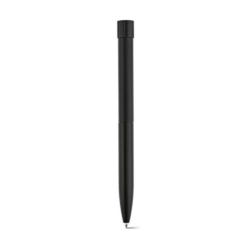 BORGES PEN - Borges Kugelschreiber aus recy.Aluminium. Schwarze Dokumental®-Tinte