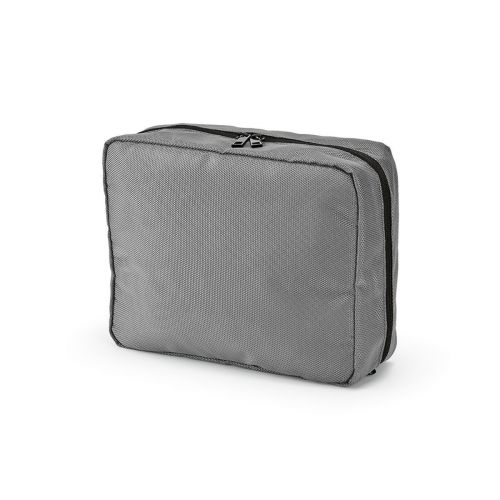 VENICE TOILETRY BAG - Venice 4,5L Kulturtasche rPET mit PU-Beschichtung. Mit Aufhängehaken