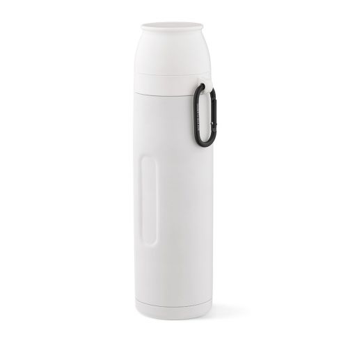 FLINDERS THERMOS - recy.Edelstahl, 1080 ml. Mit 2 Bechern und Karabiner
