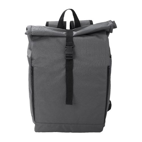EVIE - rPET-Polyester (600D) Rucksack mit Rollverschluss 