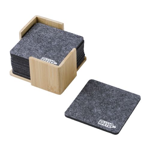 LAWRENCE - rPET-Filz-Untersetzer-Set 
