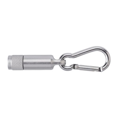 TRACY - Mini-Taschenlampe aus Aluminium mit Karabiner 