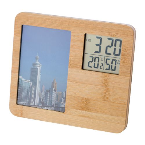 COLTON - Wetterstation aus Bambus 
