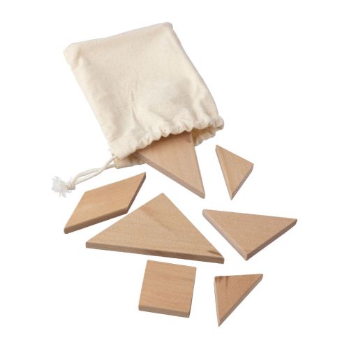 ULRIKE - Natürliches Holz-Tangram-Puzzle 