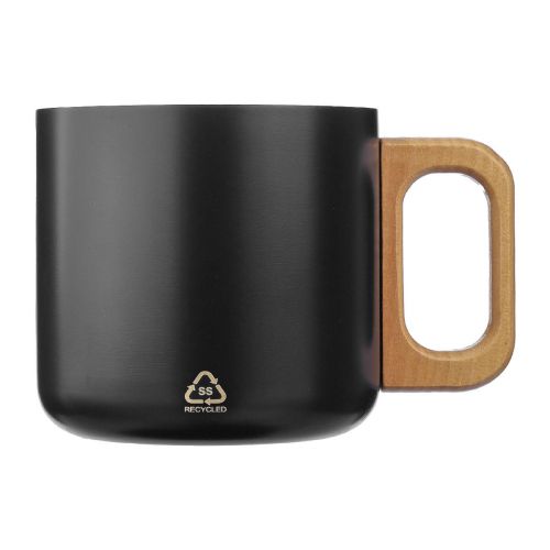 DWIGHT - Doppelwandiger Becher aus recyceltem Edelstahl 400 ml 