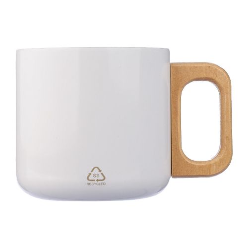 DWIGHT - Doppelwandiger Becher aus recyceltem Edelstahl 400 ml 