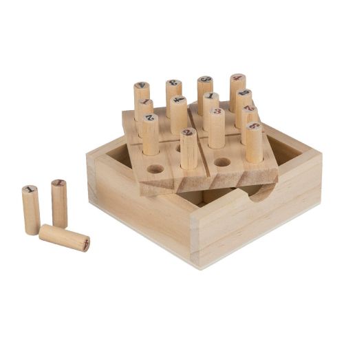 KENZA - Mini-Sudoku-Set aus Kiefernholz 