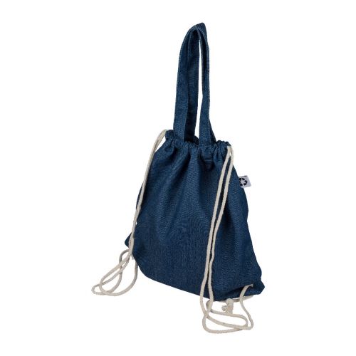 DEX - Recycelte Denim-Kordeltasche 