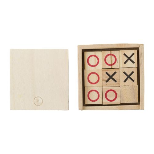 ALESSIO - Hölzernes Tic Tac Toe-Spiel 