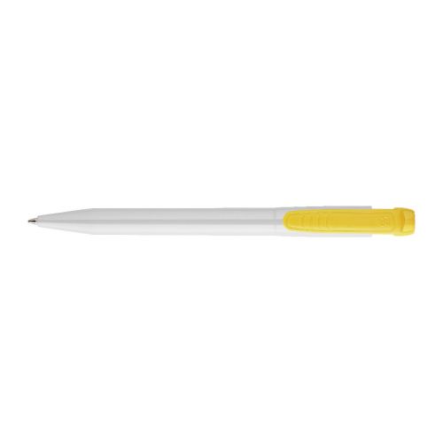 ANDOVER - Stilolinea ABS Pier Kugelschreiber mit farbigem Clip