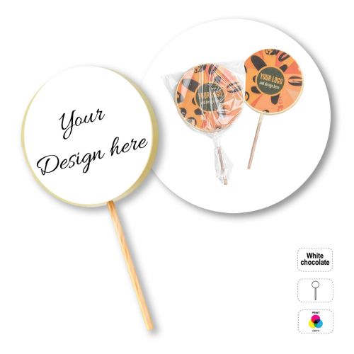 LOLLY FONT - Lutscher aus weißer Schokolade