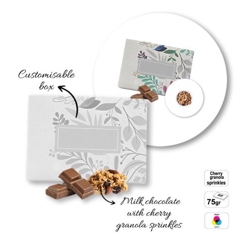 MODERN BAND - Vollmilchschokoladentafel mit Topping