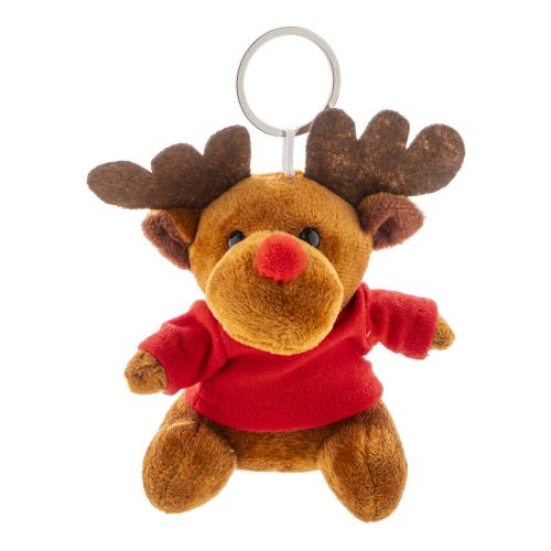 JULREN - Plüsch-Weihnachtsrentier-Schlüsselanhänger