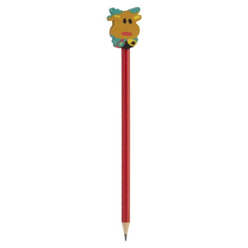 RAMSVIKA - Bleistift mit Weihnachtsfigur, Rentier