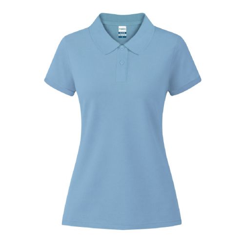 KOUPAN - Erwachsene Frauen Farbe Polo-Shirt