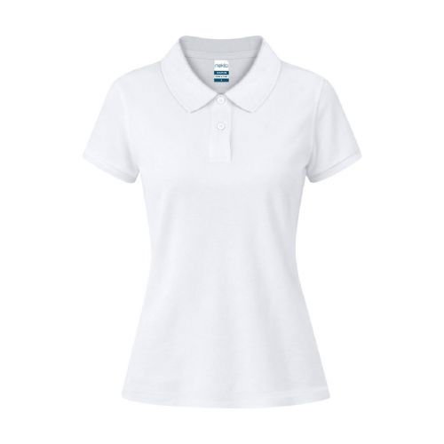 KOUPAN - Erwachsene Frauen Weiß Polo-Shirt