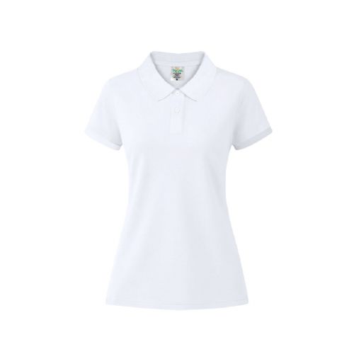 WPS180 - Frauen Weiß Polo-Shirt "keya"