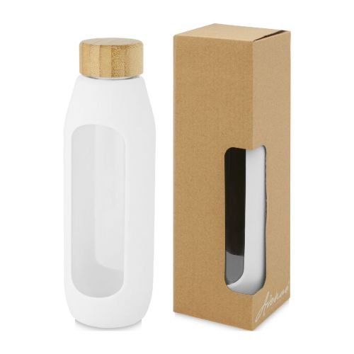 TIDAN -  600 ml Flasche aus Borosilikatglas mit Silikongriff