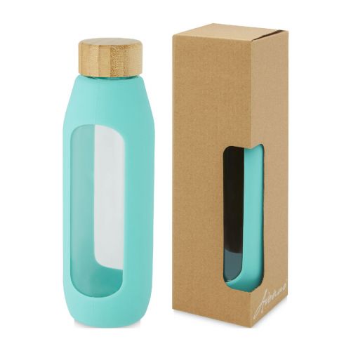 TIDAN -  600 ml Flasche aus Borosilikatglas mit Silikongriff