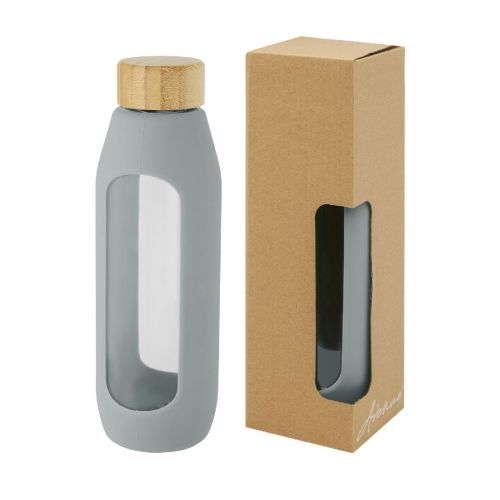 TIDAN -  600 ml Flasche aus Borosilikatglas mit Silikongriff