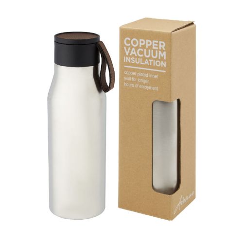 LJUNGAN -  500 ml Kupfer-Vakuum Isolierflasche mit PU Kunststoffband und Deckel