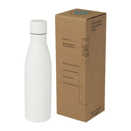 VASA -  RCS-zertifizierte Kupfer-Vakuum Isolierflasche aus recyceltem Edelstahl, 500 ml