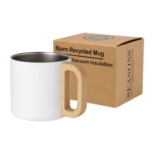 BJORN -  RCS-zertifizierter Becher aus recyceltem Edelstahl mit Kupfer-Vakuumisolierung, 360 ml