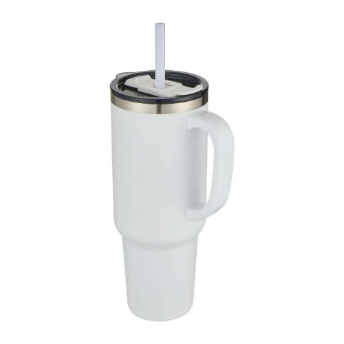 SYDNEY -  1200 ml doppelwandiger RCS-zertifizierter Kupfer-Vakuum Isolierbecher mit Strohhalm