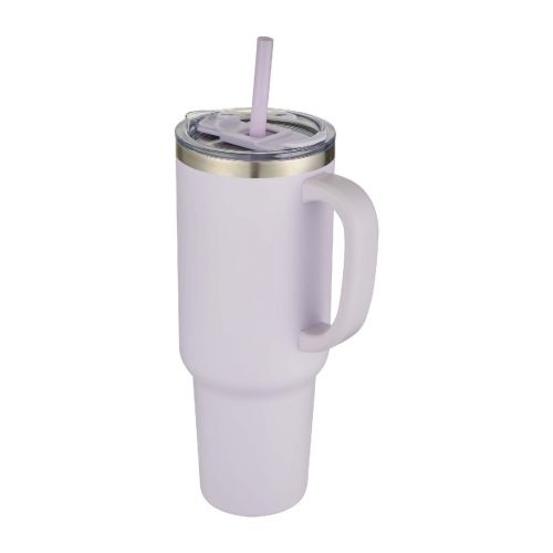 SYDNEY -  1200 ml doppelwandiger RCS-zertifizierter Kupfer-Vakuum Isolierbecher mit Strohhalm